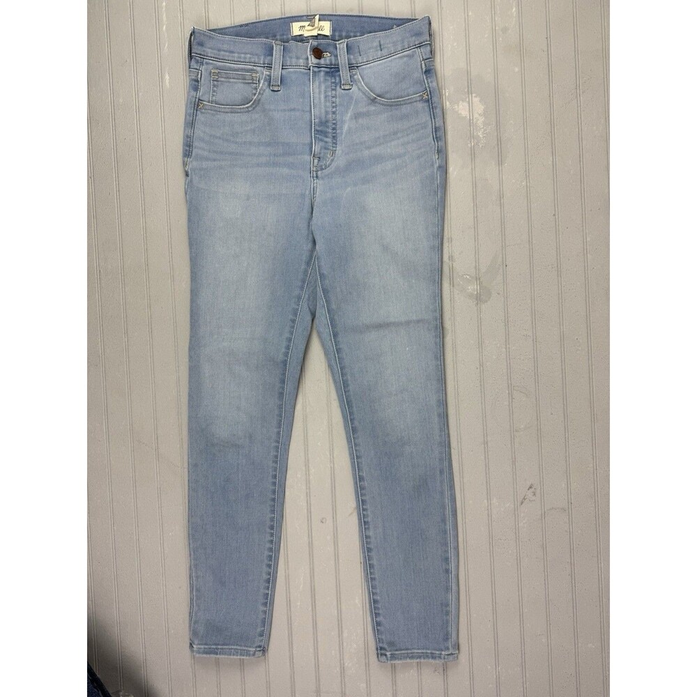 Madewell Size 26 Womens Jean Jeggings Road Tripper Mid Rise Light Wash Stretch